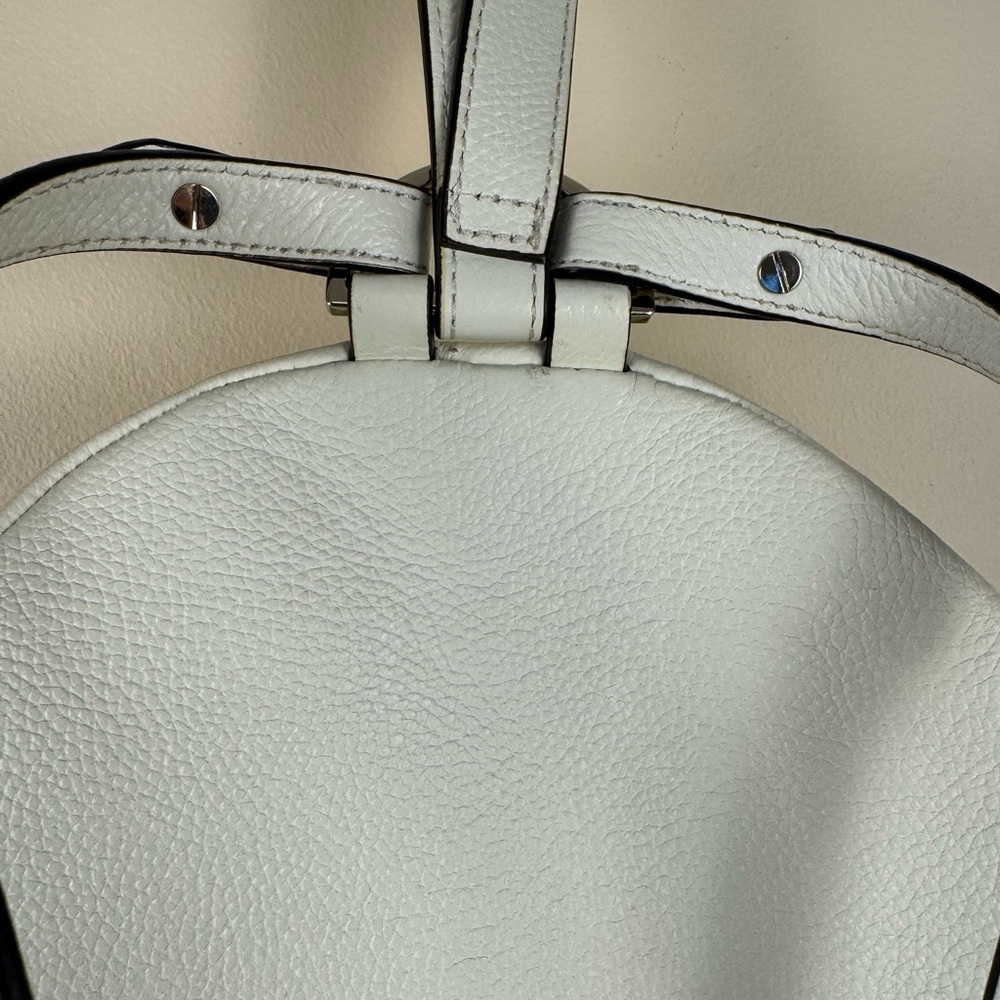 Henri Bendel Influencer Mini Convertible Backpack in White - Picture 6 of 14